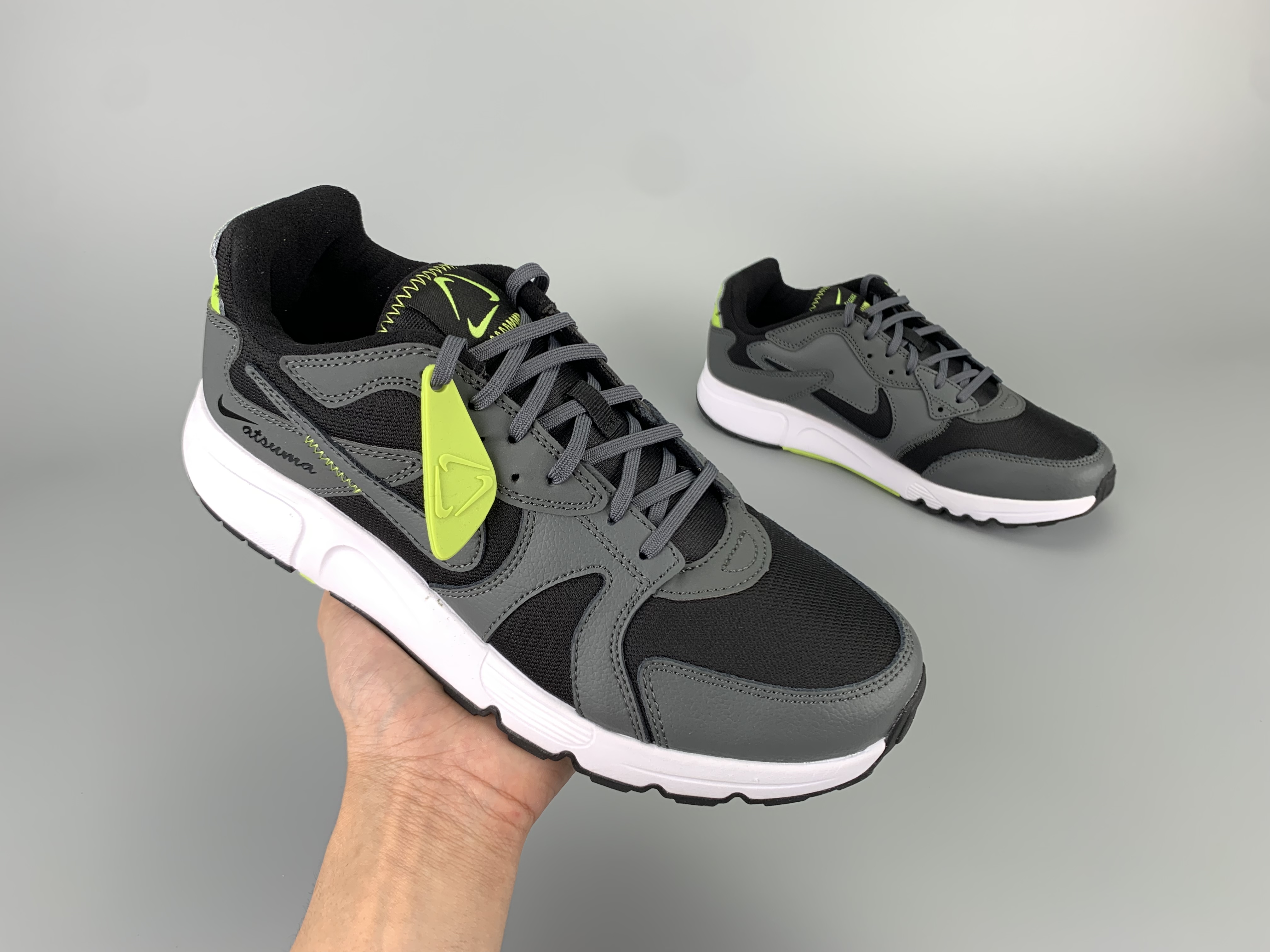 2020 Men Nike Atsuma Carbon Black White Shoes